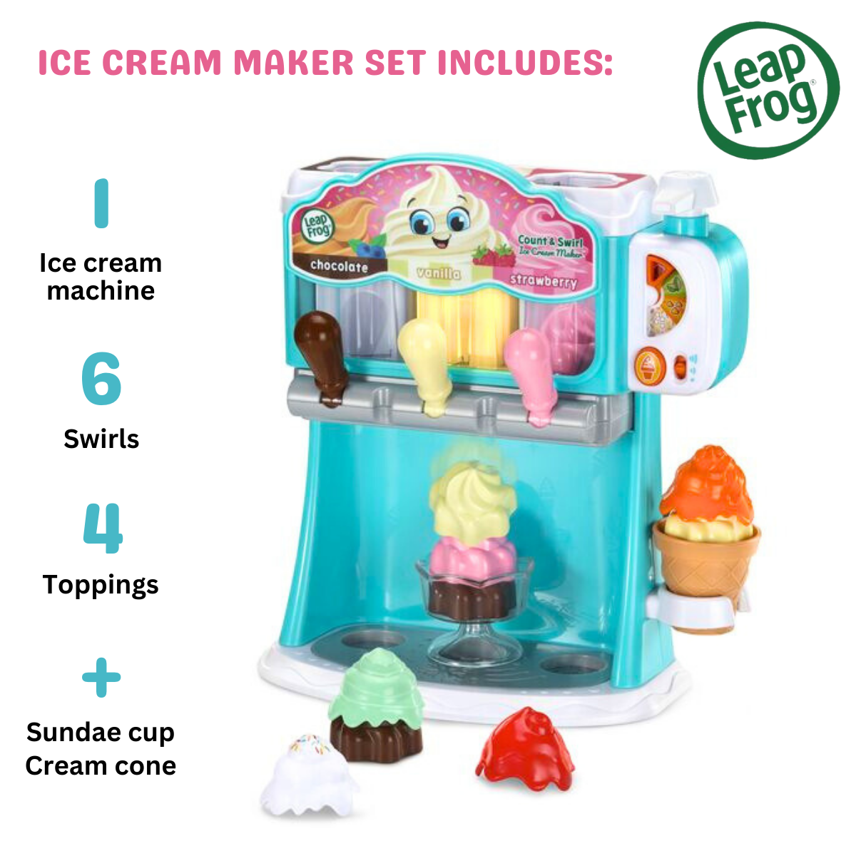 LeapFrog Count & Swirl Ice Cream Maker