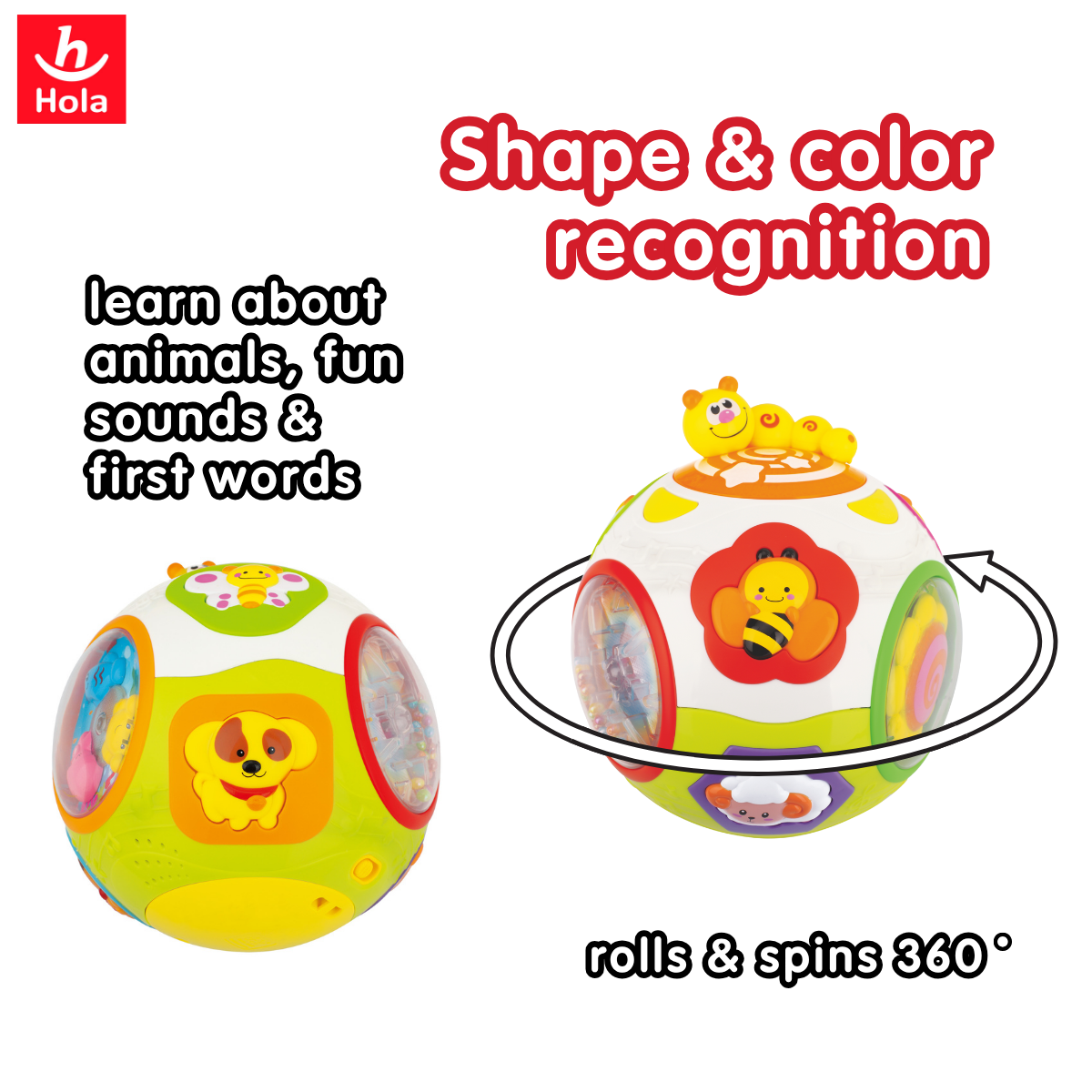 Hola Catch Me Activity Ball