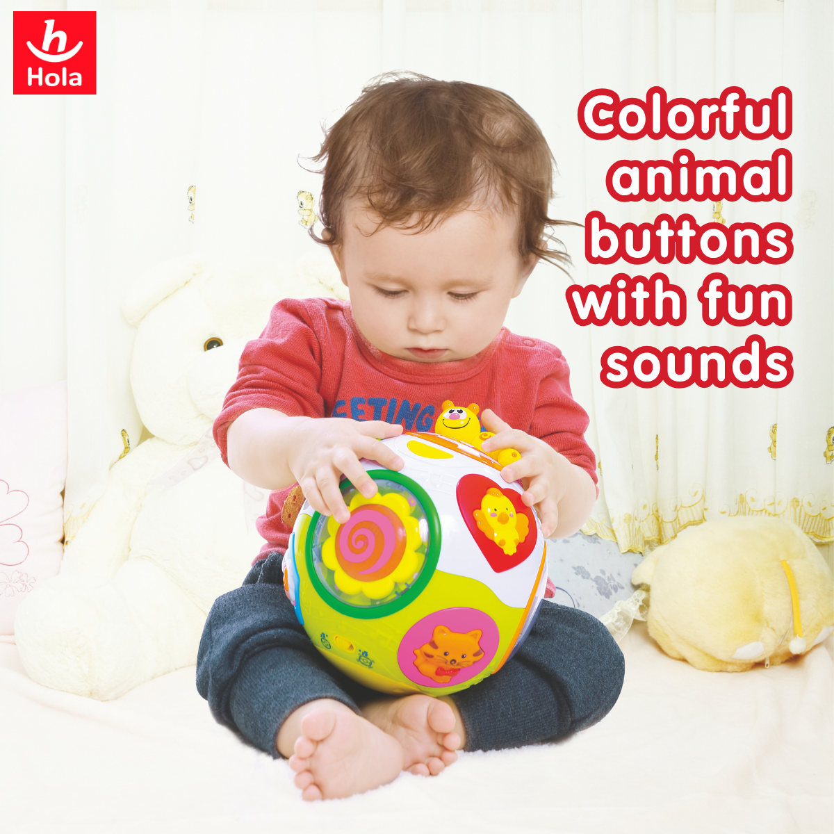 Hola Catch Me Activity Ball