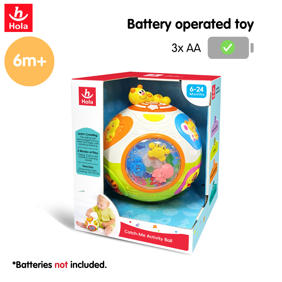 Hola Catch Me Activity Ball