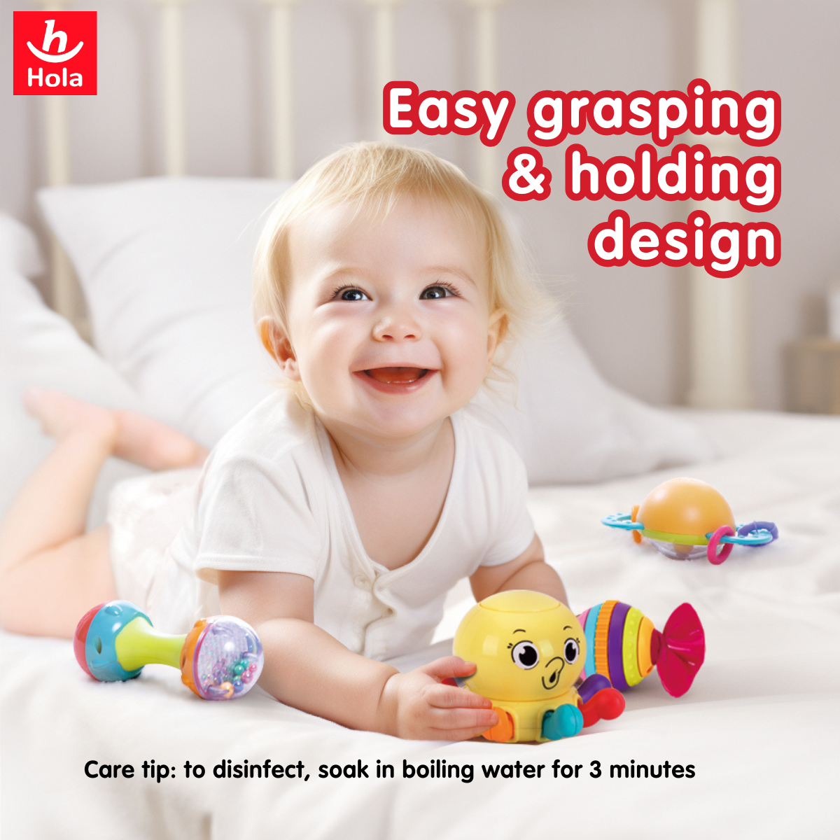 Hola Rocking Musical Rattles Series