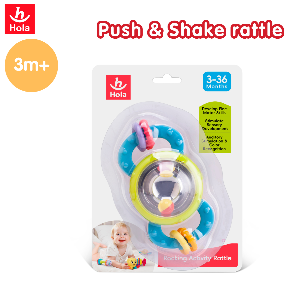 Hola Rocking Musical Rattles Series