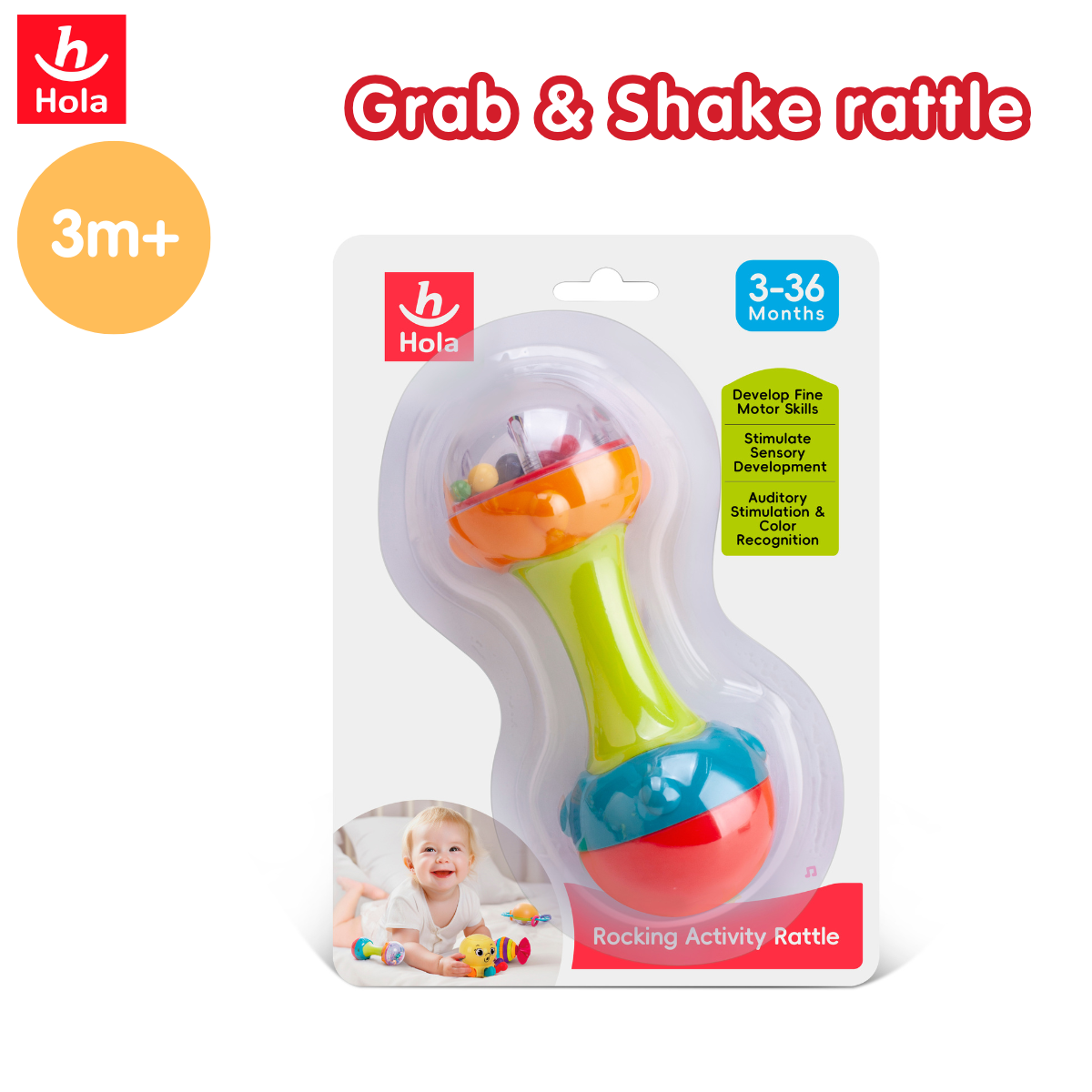 Hola Rocking Musical Rattles Series