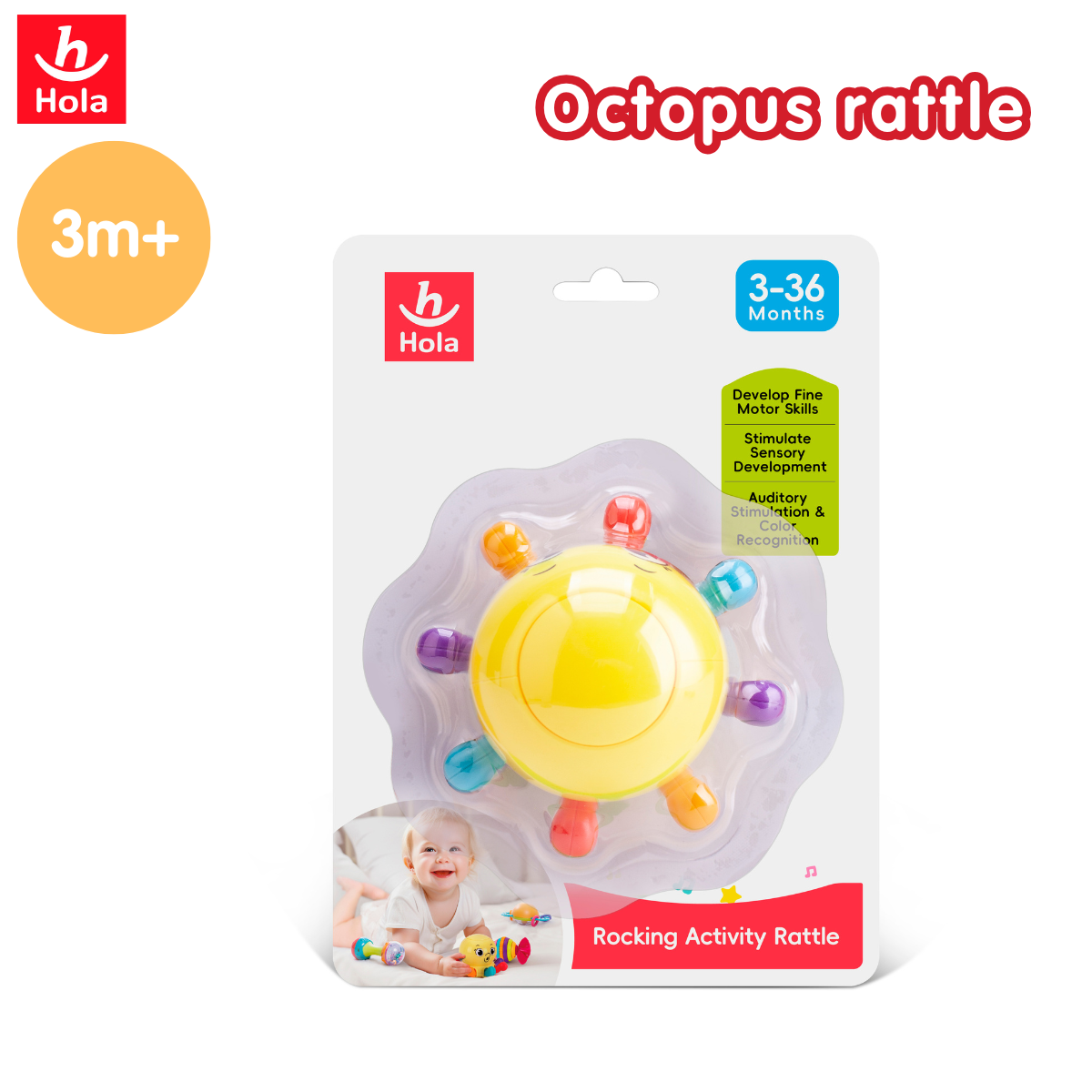 Hola Rocking Musical Rattles Series