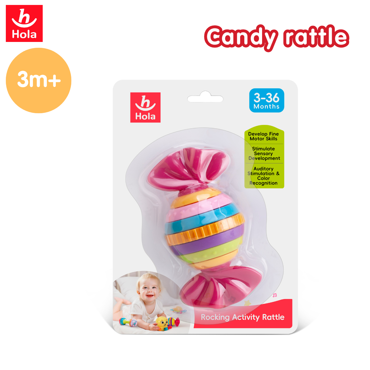 Hola Rocking Musical Rattles Series