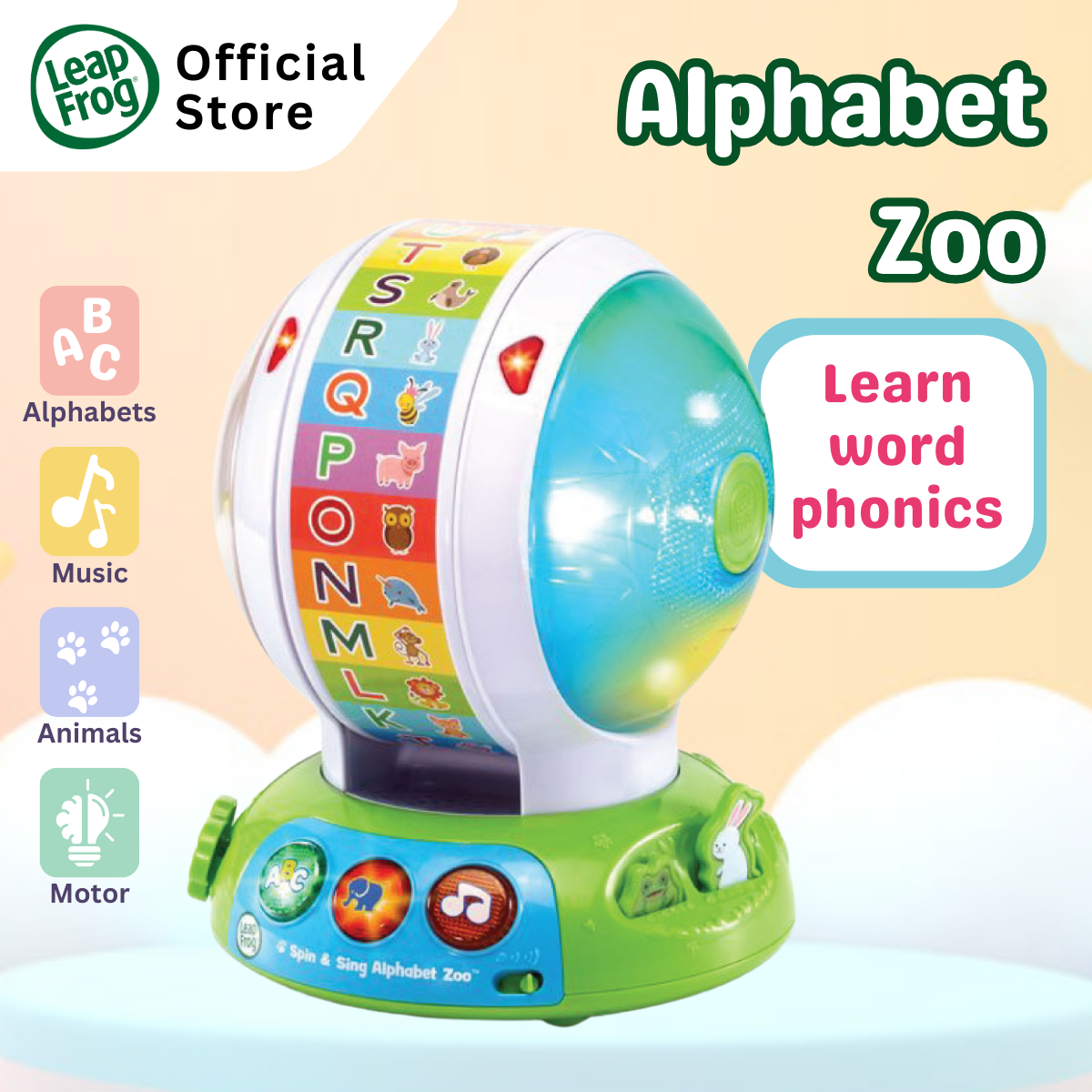 LeapFrog Spin & Sing Alphabet Zoo