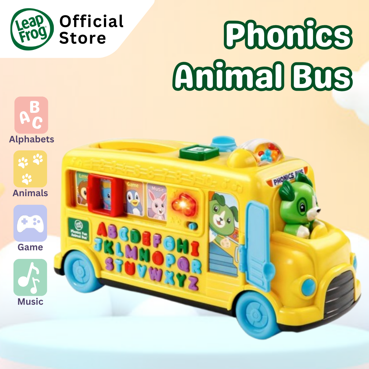 LeapFrog Phonics Fun Animal Bus