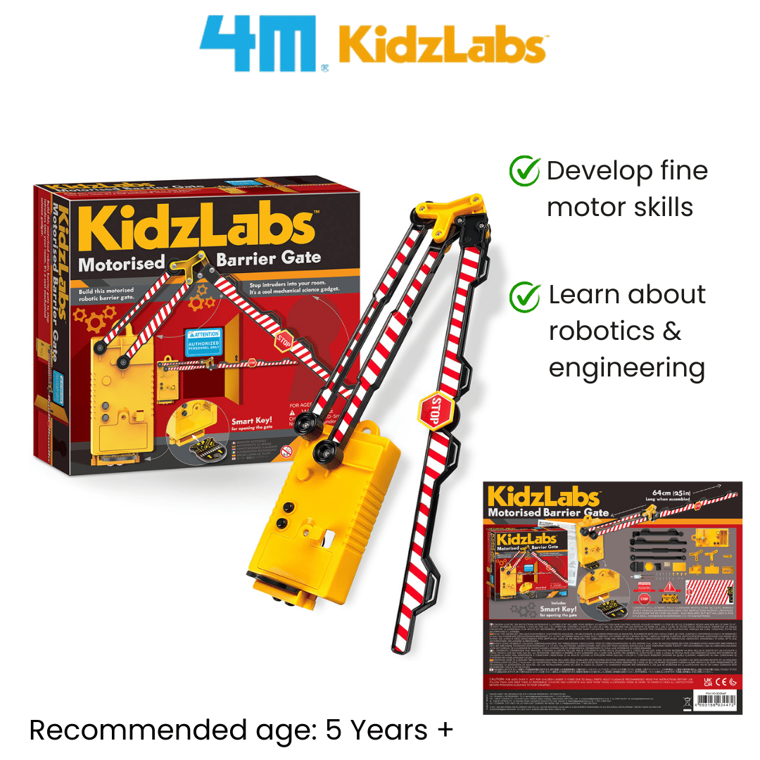 4M Steam Education Toys - KidzLabs / Motorised Barrier Gate