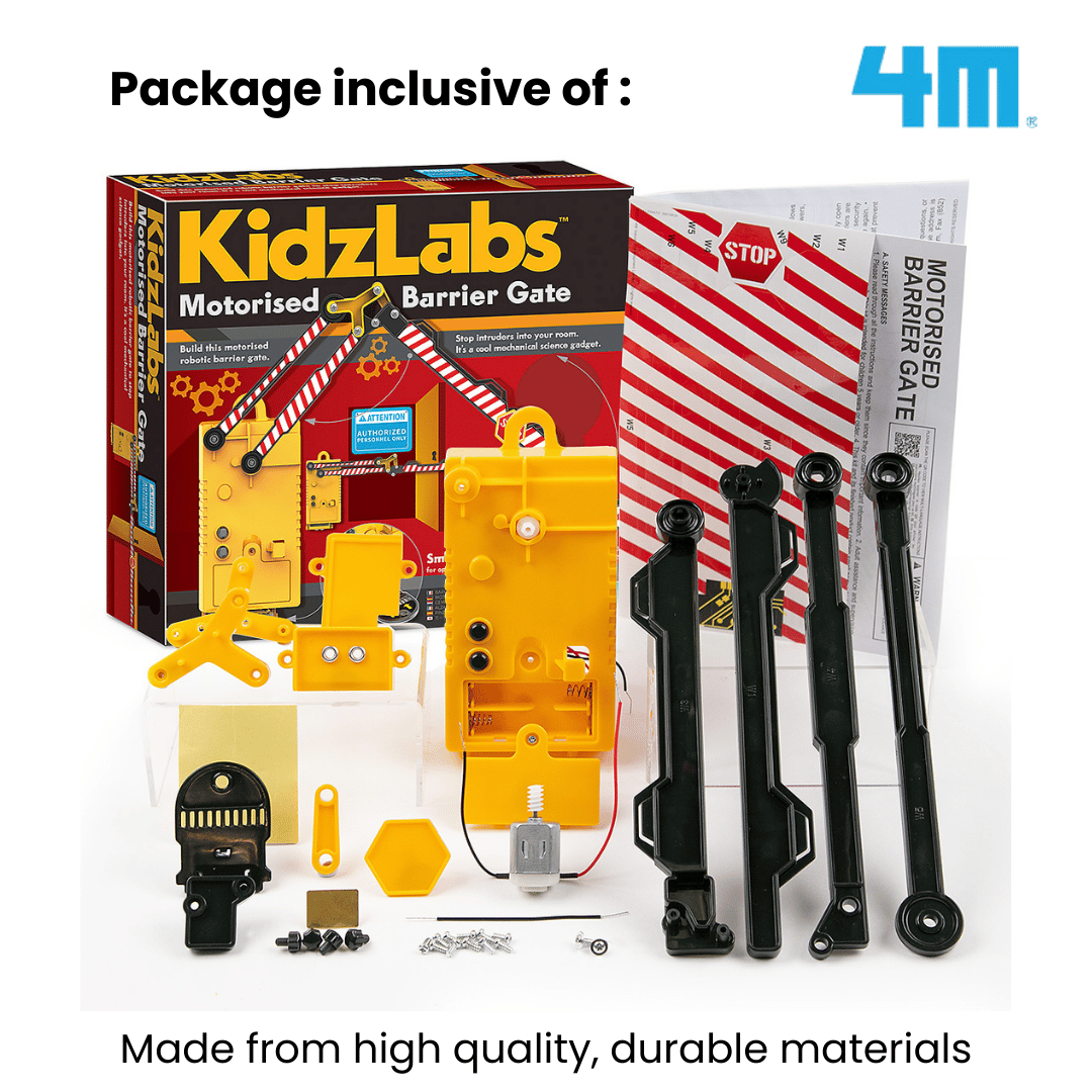 4M Steam Education Toys - KidzLabs / Motorised Barrier Gate