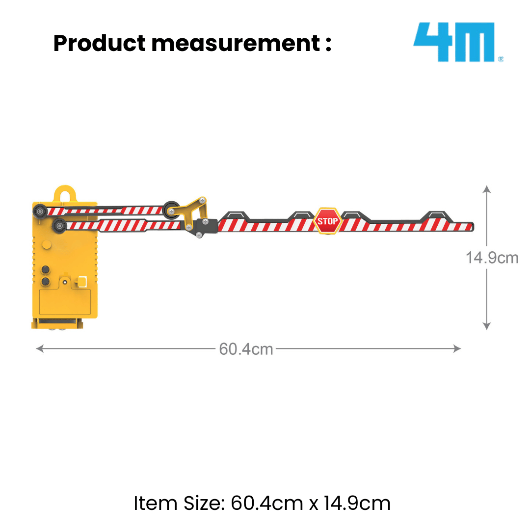 4M Steam Education Toys - KidzLabs / Motorised Barrier Gate