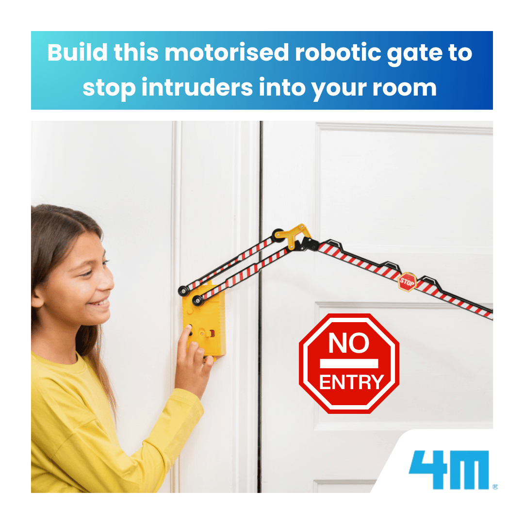 4M Steam Education Toys - KidzLabs / Motorised Barrier Gate