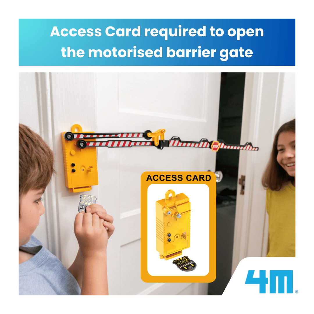 4M Steam Education Toys - KidzLabs / Motorised Barrier Gate