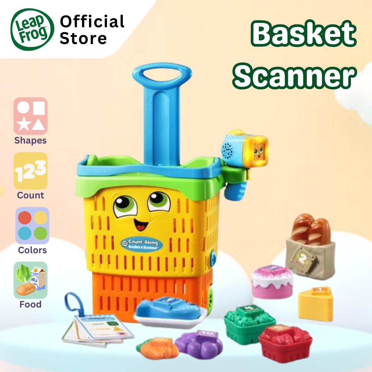 LeapFrog Count Along Basket & Scanner