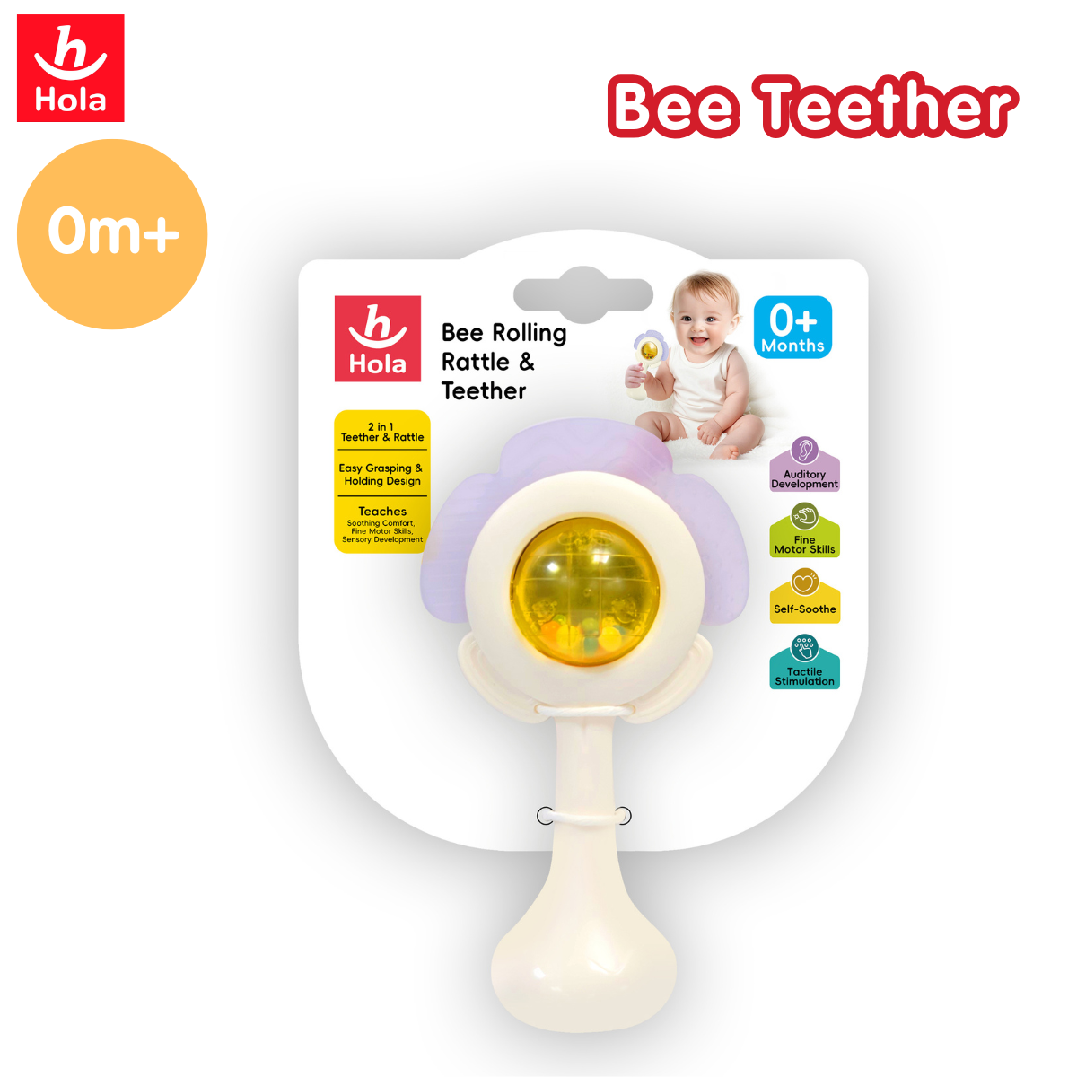 [NEW ARRIVAL] Hola Clownfish/Duck/Bee Rattles & Teethers