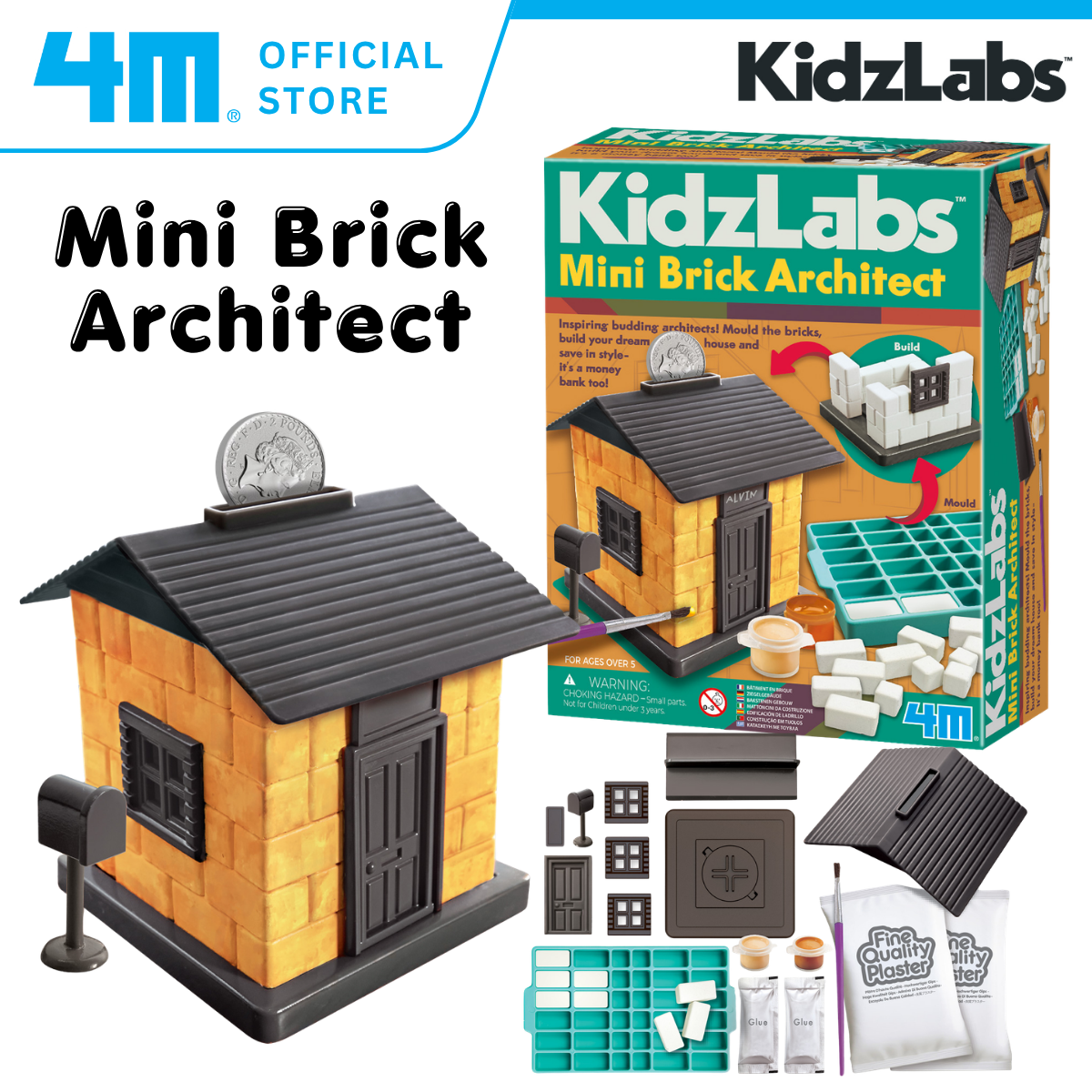 4M KidzLabs / Mini Brick Architect