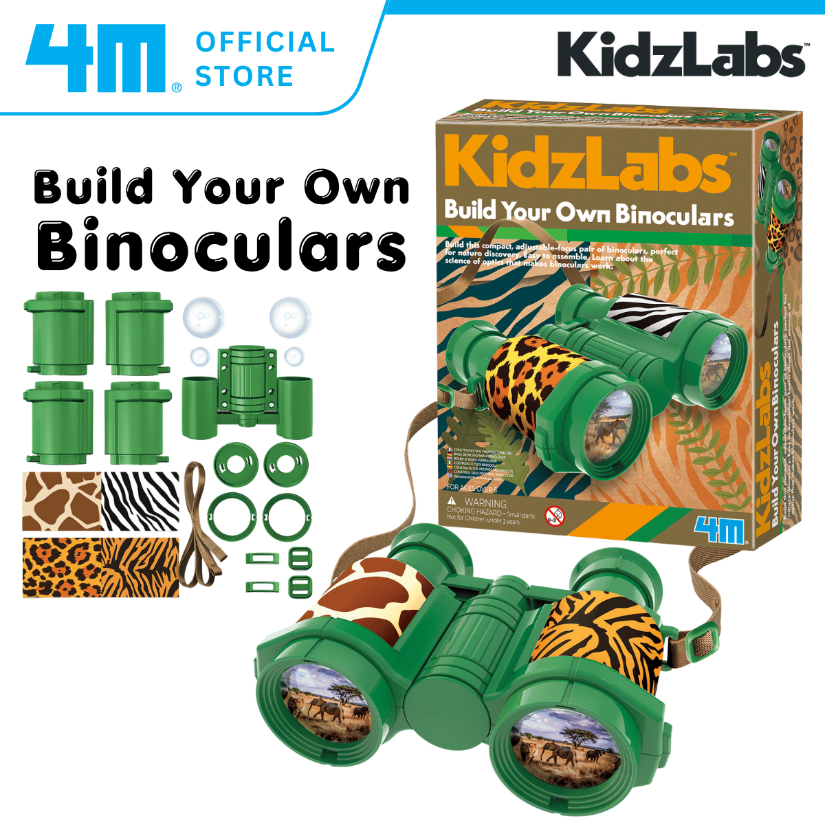 4M KidzLabs / Build Your Own Binoculars