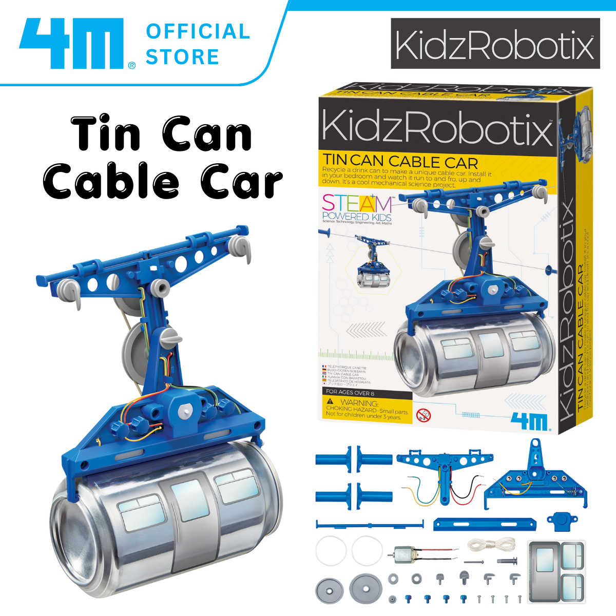 4M KidzRobotix / Tin Can Cable Car