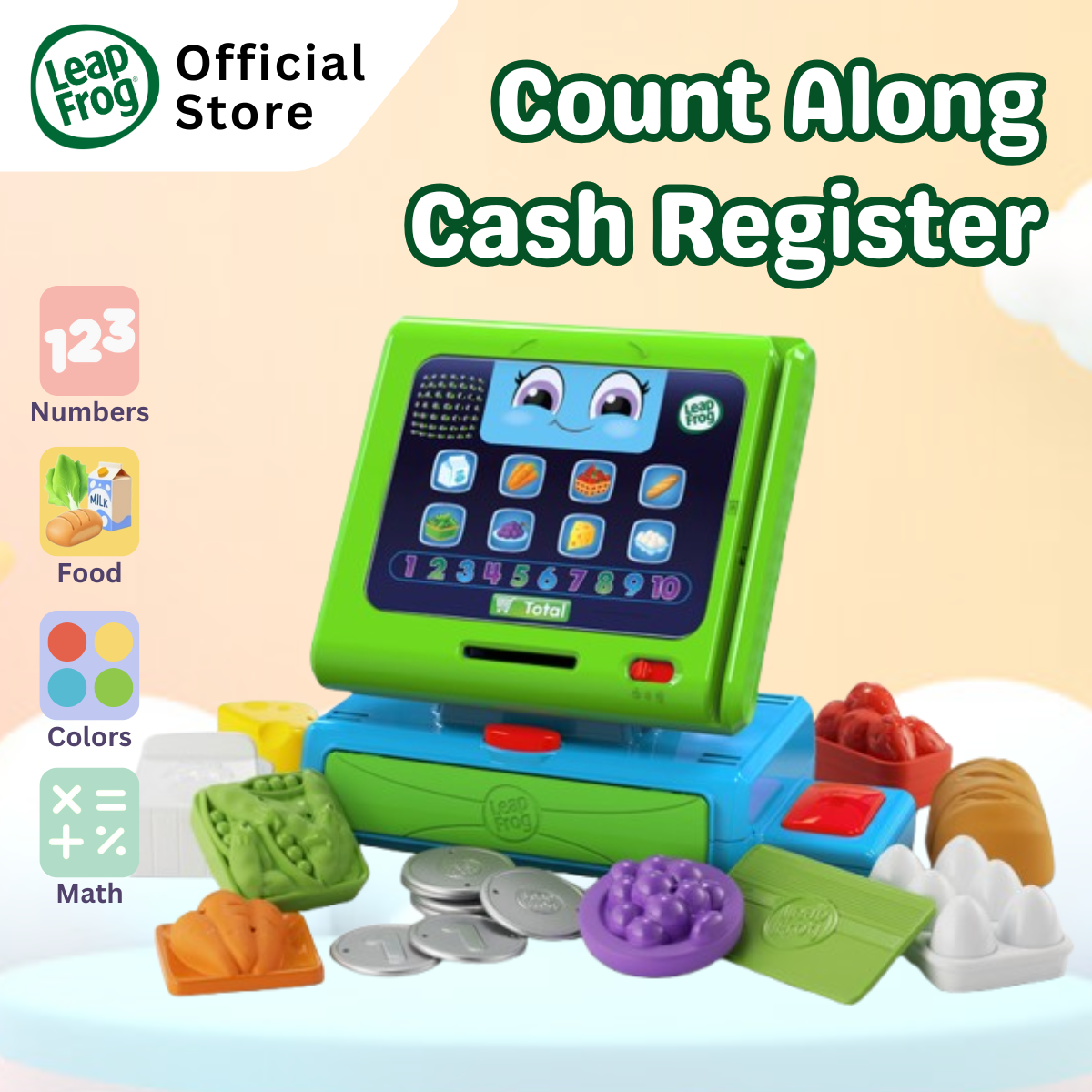 LeapFrog Count Along Cash Register