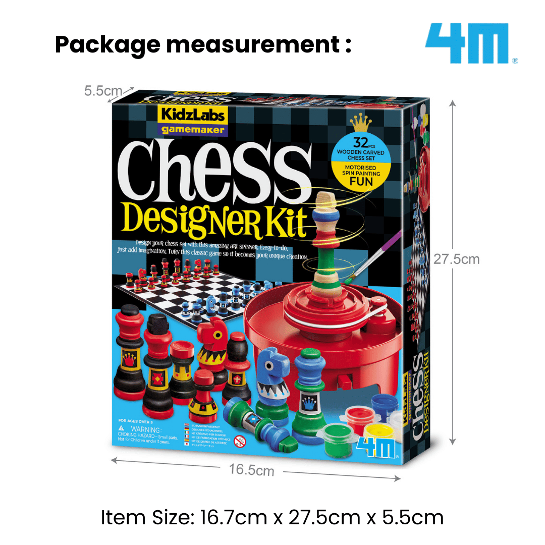 4M KidzLabs Gamemaker / Motorised Spin Chess Designer Kit