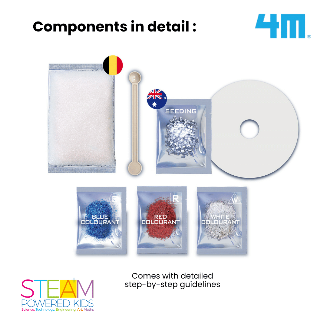 [NEW ARRIVAL] 4M Crystal Growing / Colour Changing Display Case - STEAM Education Toys