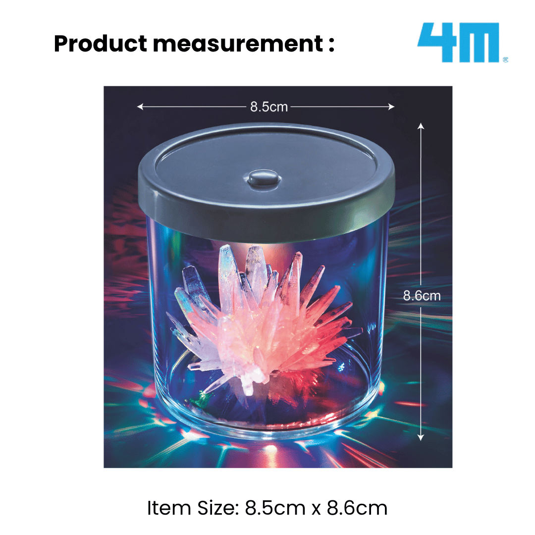 [NEW ARRIVAL] 4M Crystal Growing / Colour Changing Display Case - STEAM Education Toys
