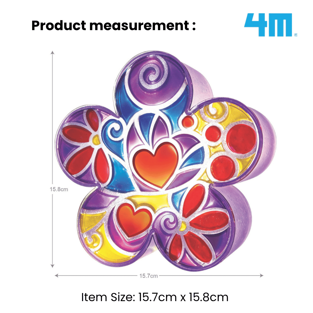 [NEW ARRIVAL] 4M KidzMaker / Colour Lit Flower Lamp - STEAM Education Toys