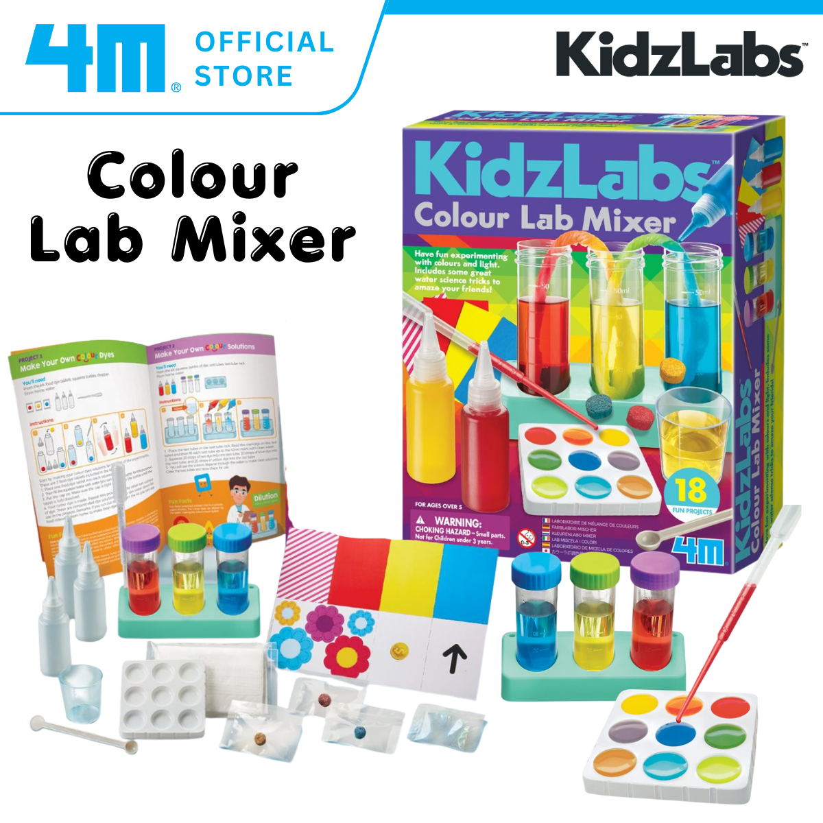 4M Steam Education Toys - Kidzlabs / Colour Lab Mixer