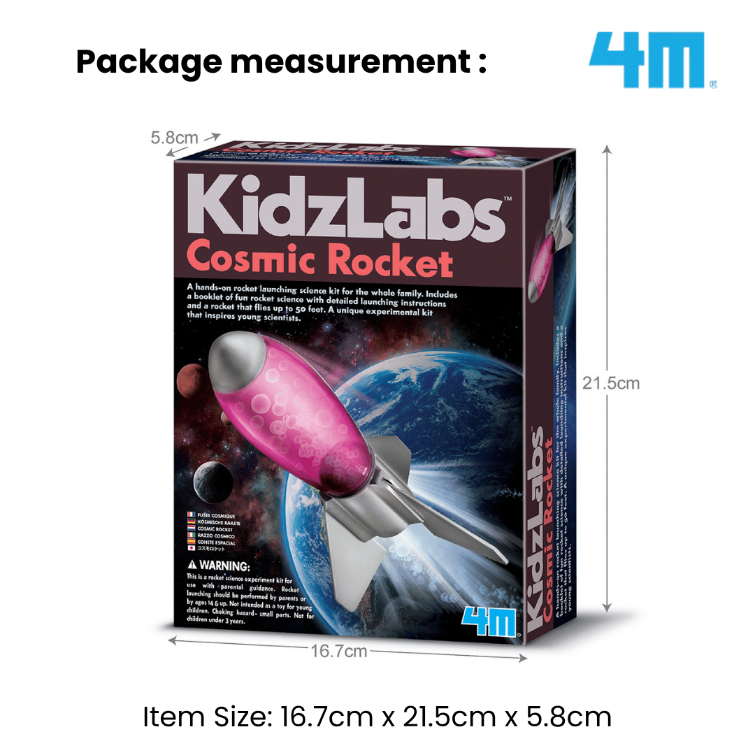 [NEW ARRIVAL] 4M KidzLabs / Cosmic Rocket - STEAM Education Toys