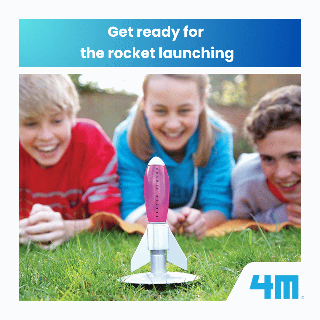 [NEW ARRIVAL] 4M KidzLabs / Cosmic Rocket - STEAM Education Toys