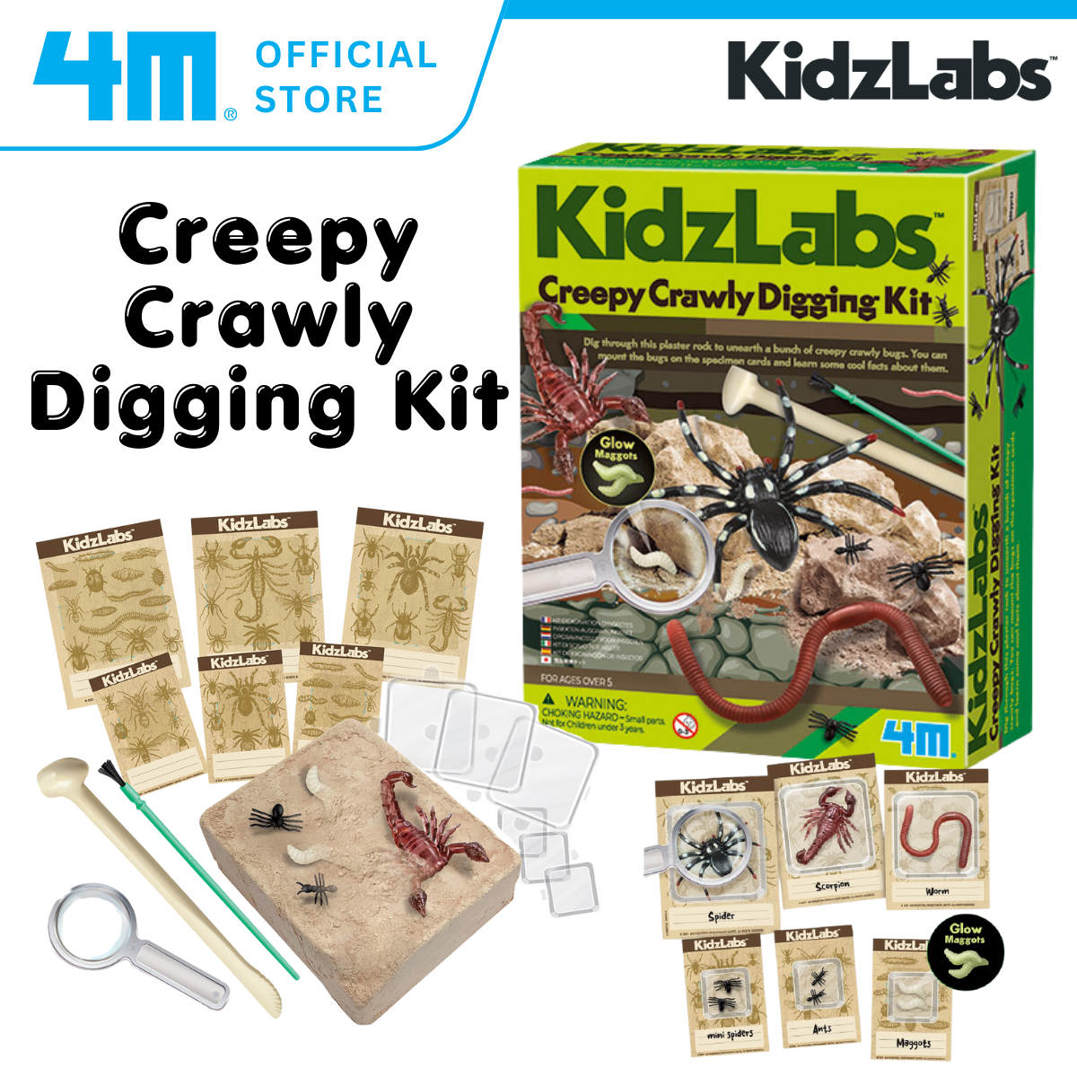 4M KidzLabs / Creepy Crawly Digging Kit