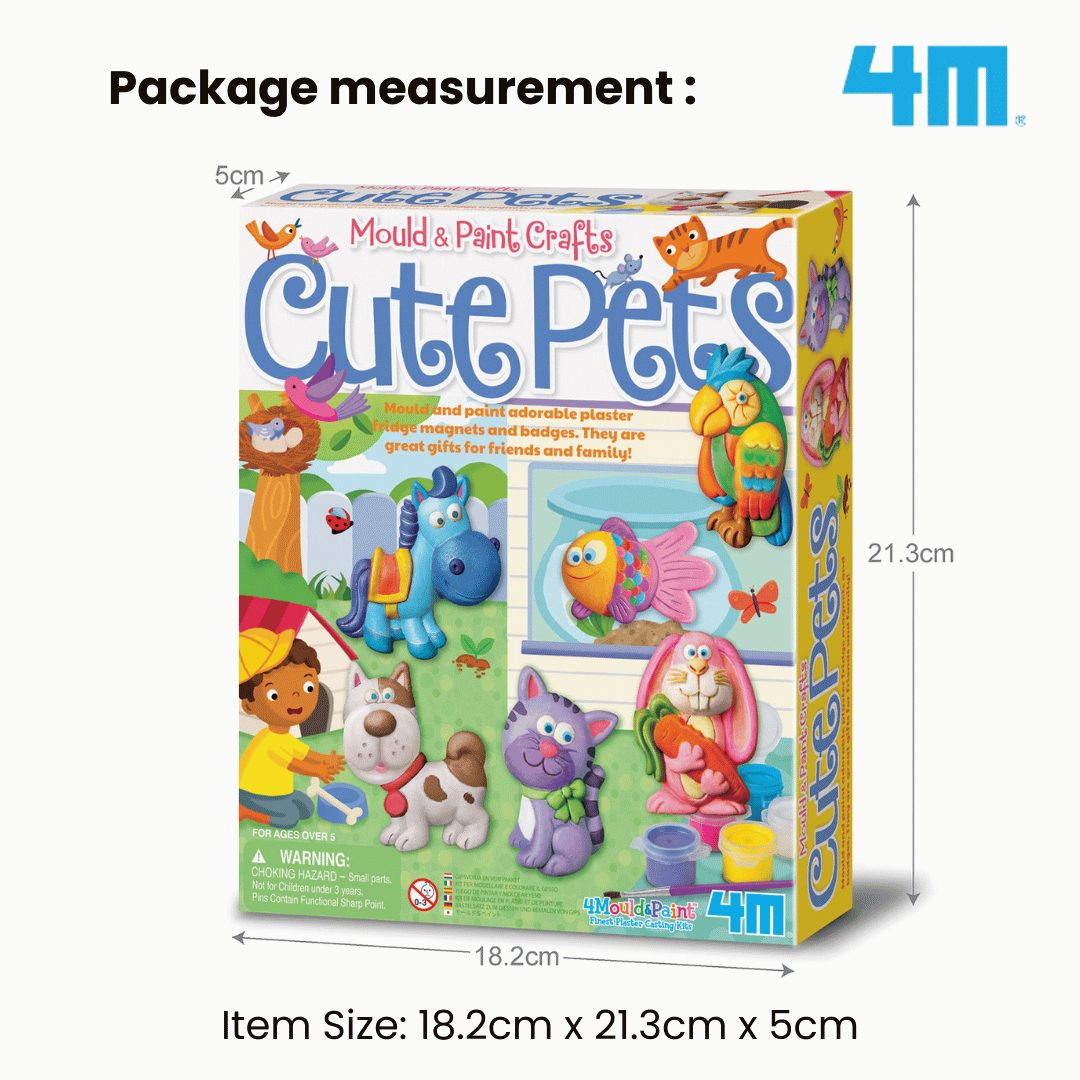 4M Mould & Paint / Cute Pets