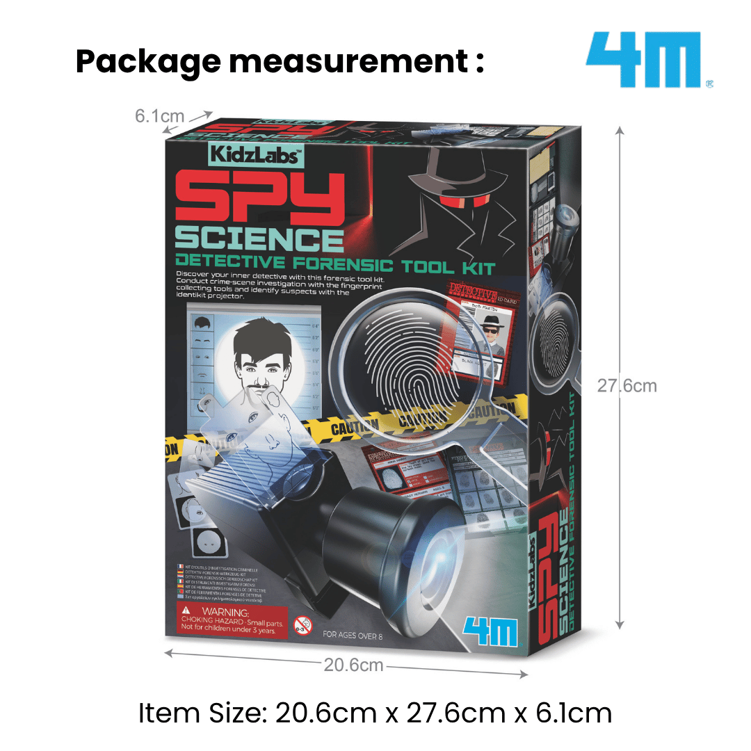 [NEW ARRIVAL] 4M KidzLabs / Detective Forensic Tool Kit - STEAM Education Toys