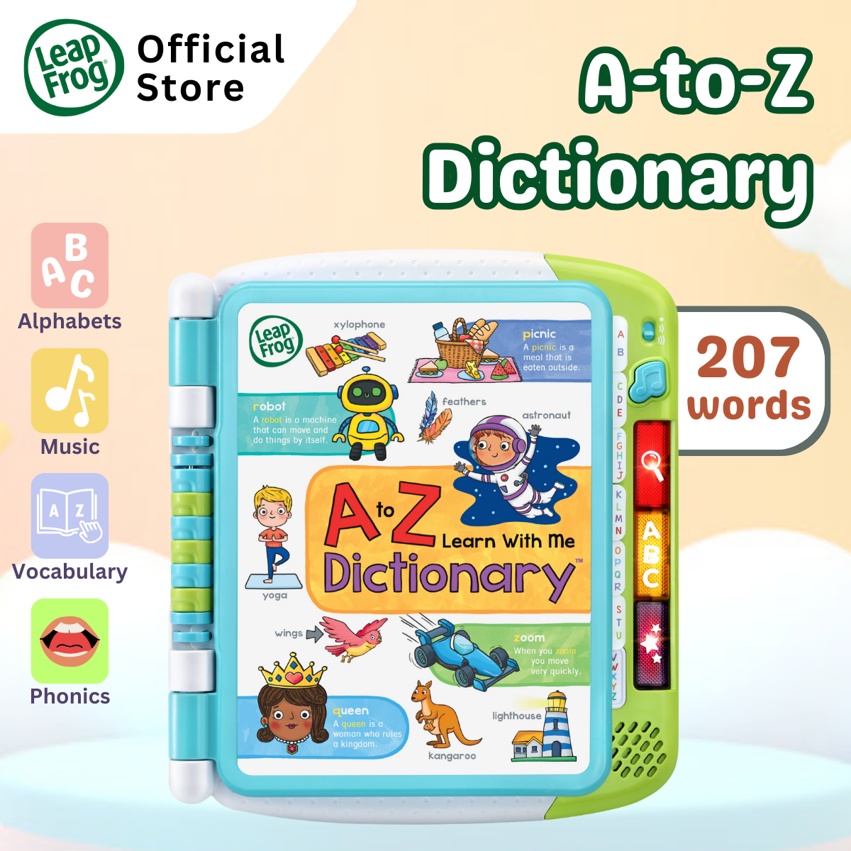 LeapFrog A to Z Learn With Me Dictionary�
