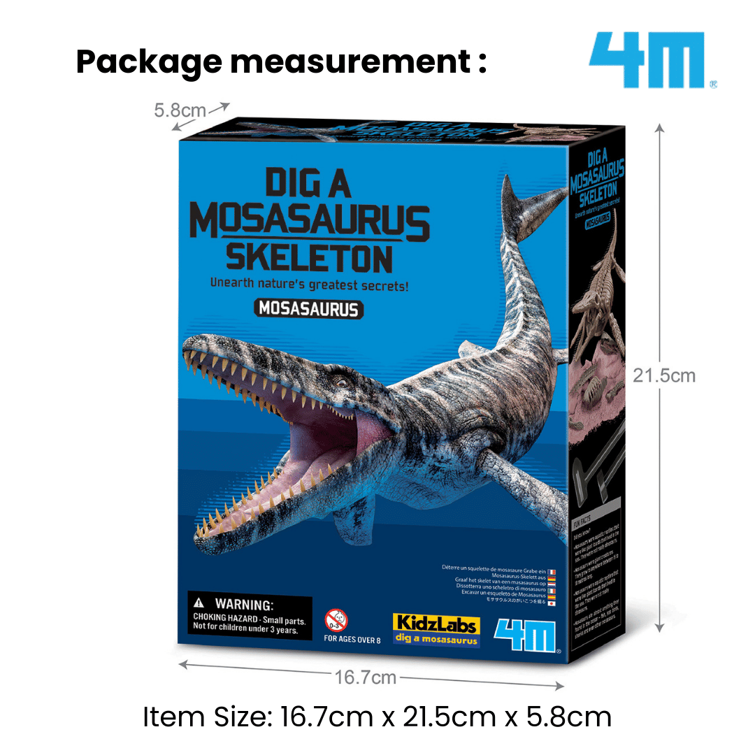 4M Steam Education Toys - KidzLabs / Dig a Mosasaurus Skeleton