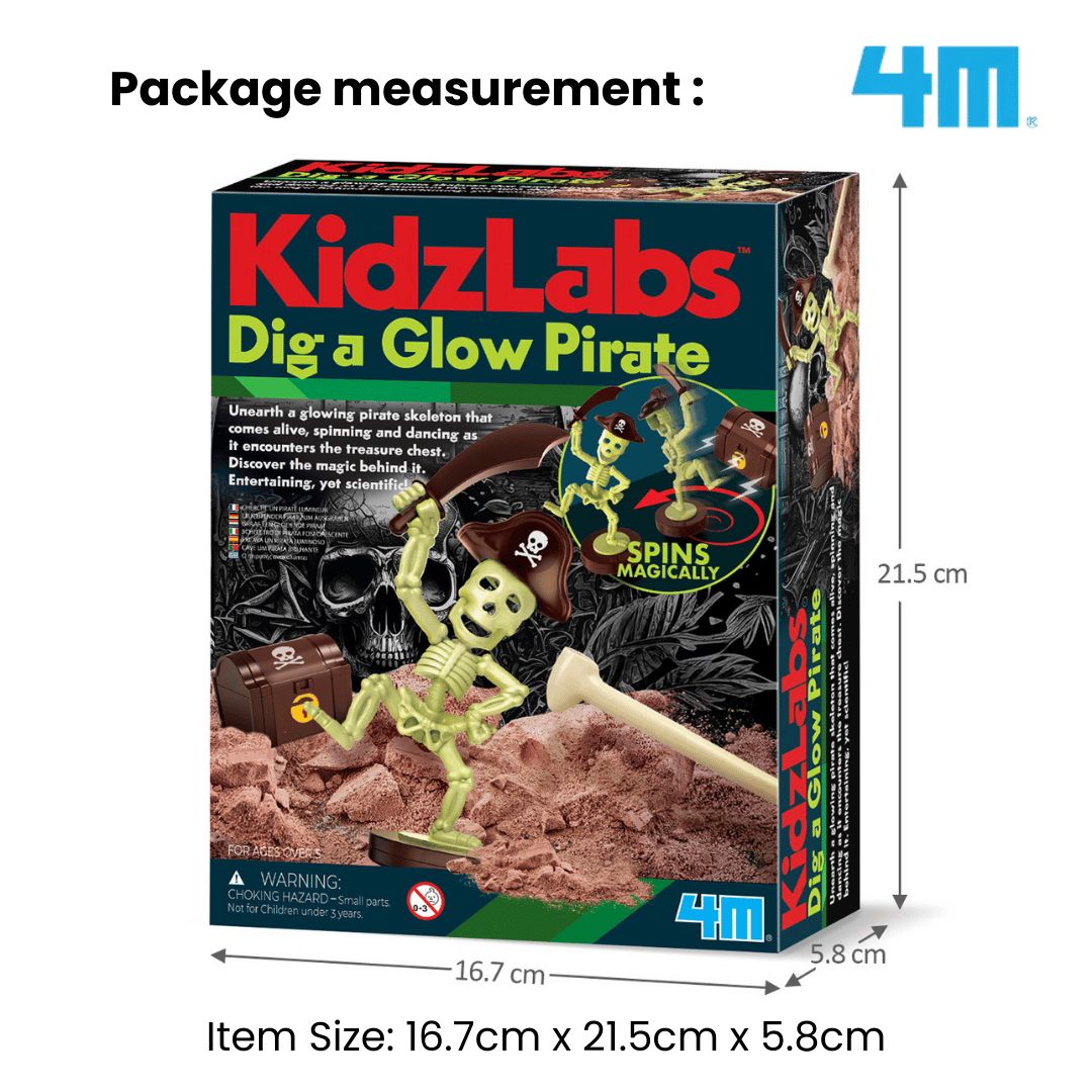 4M KidzLabs / Dig a Glow Pirate