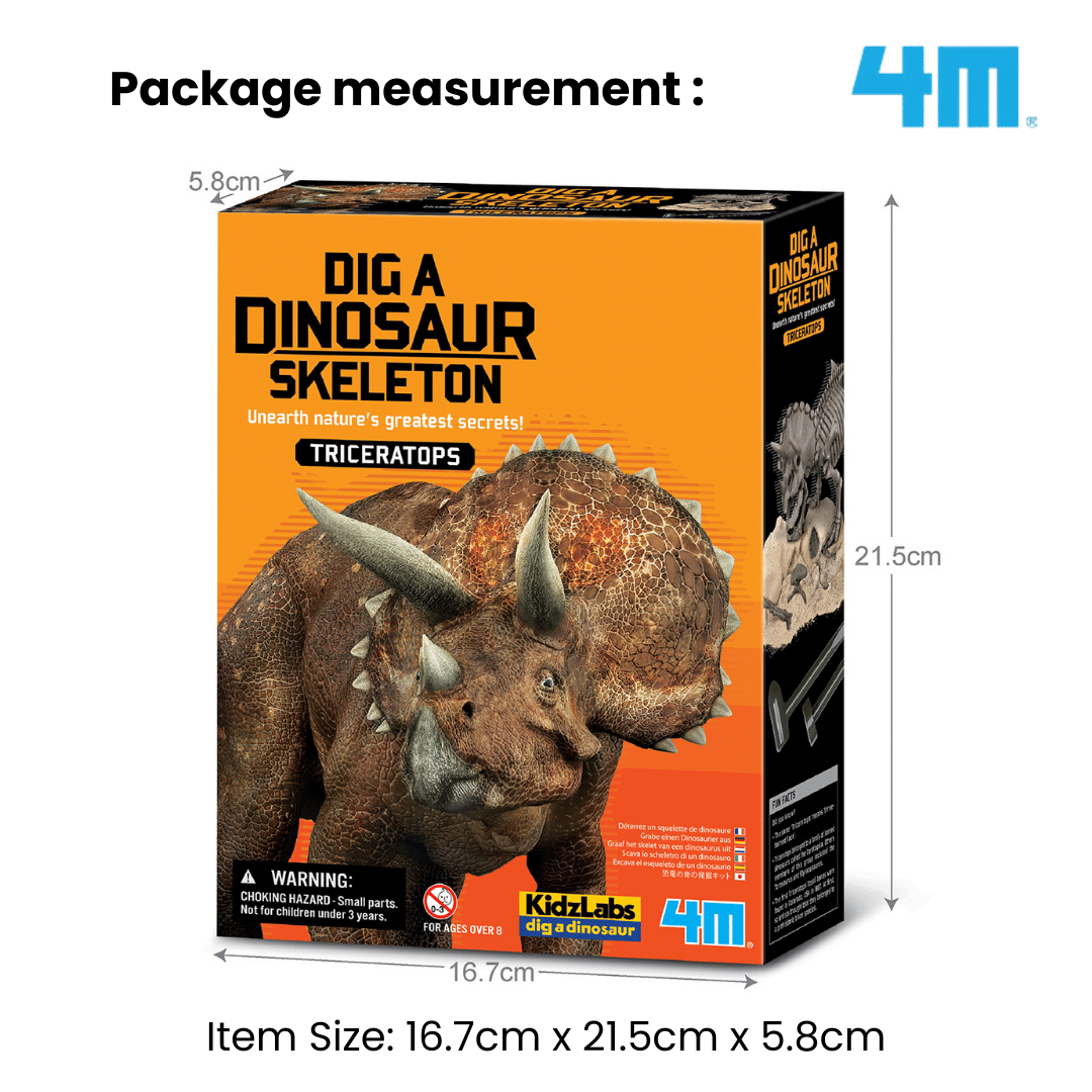 4M KidzLabs / Dig a Triceratops Skeleton