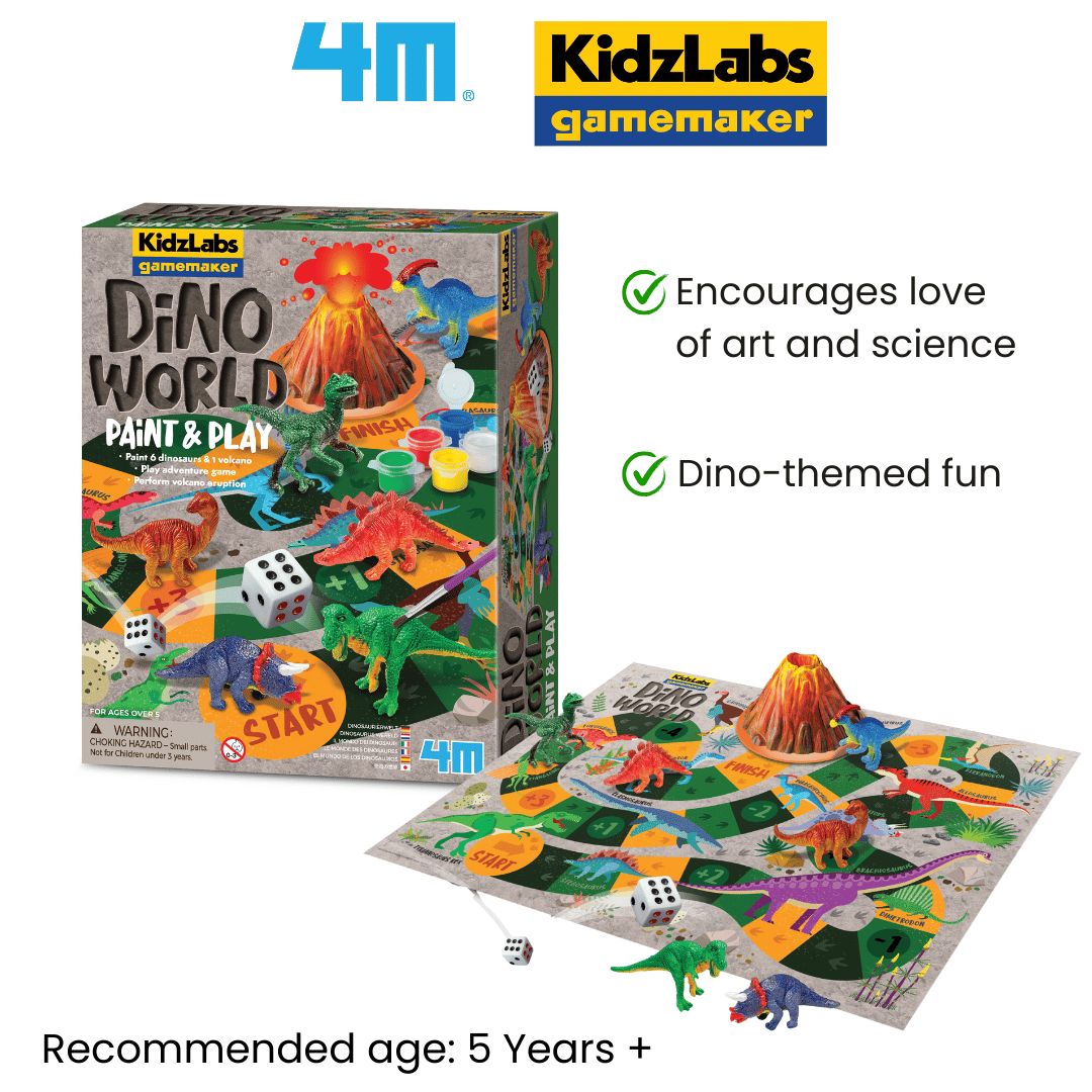 4M KidzLabs Gamemaker / Dino World Paint & Play