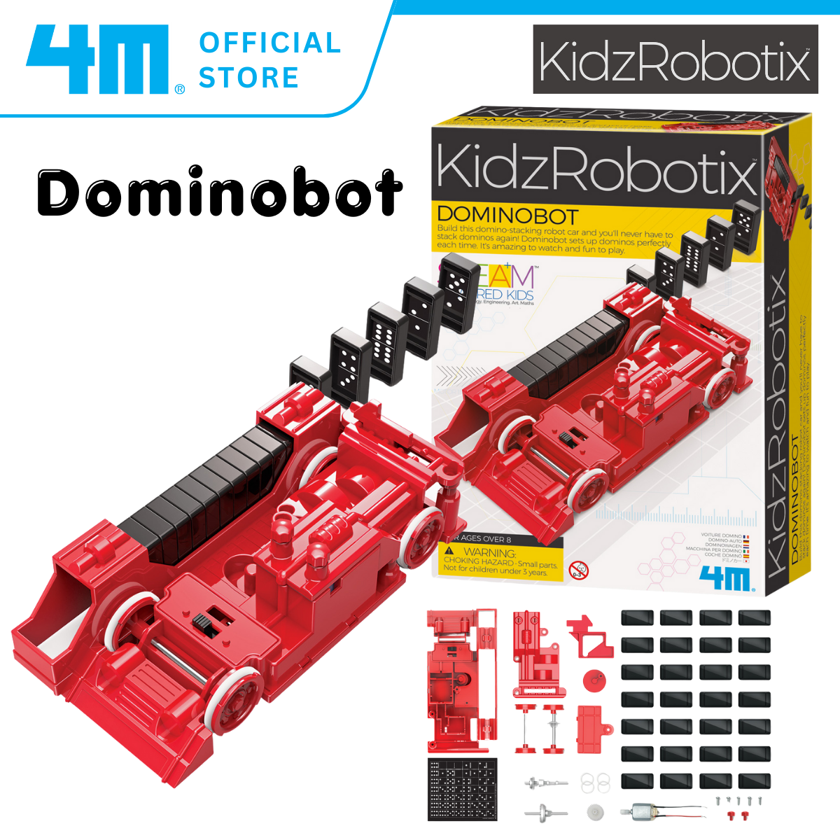 4M Steam Education Toys - KidzRobotix / Dominobot