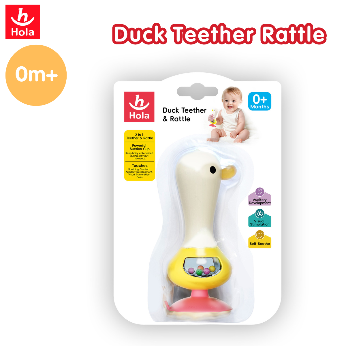 [NEW ARRIVAL] Hola Clownfish/Duck/Bee Rattles & Teethers