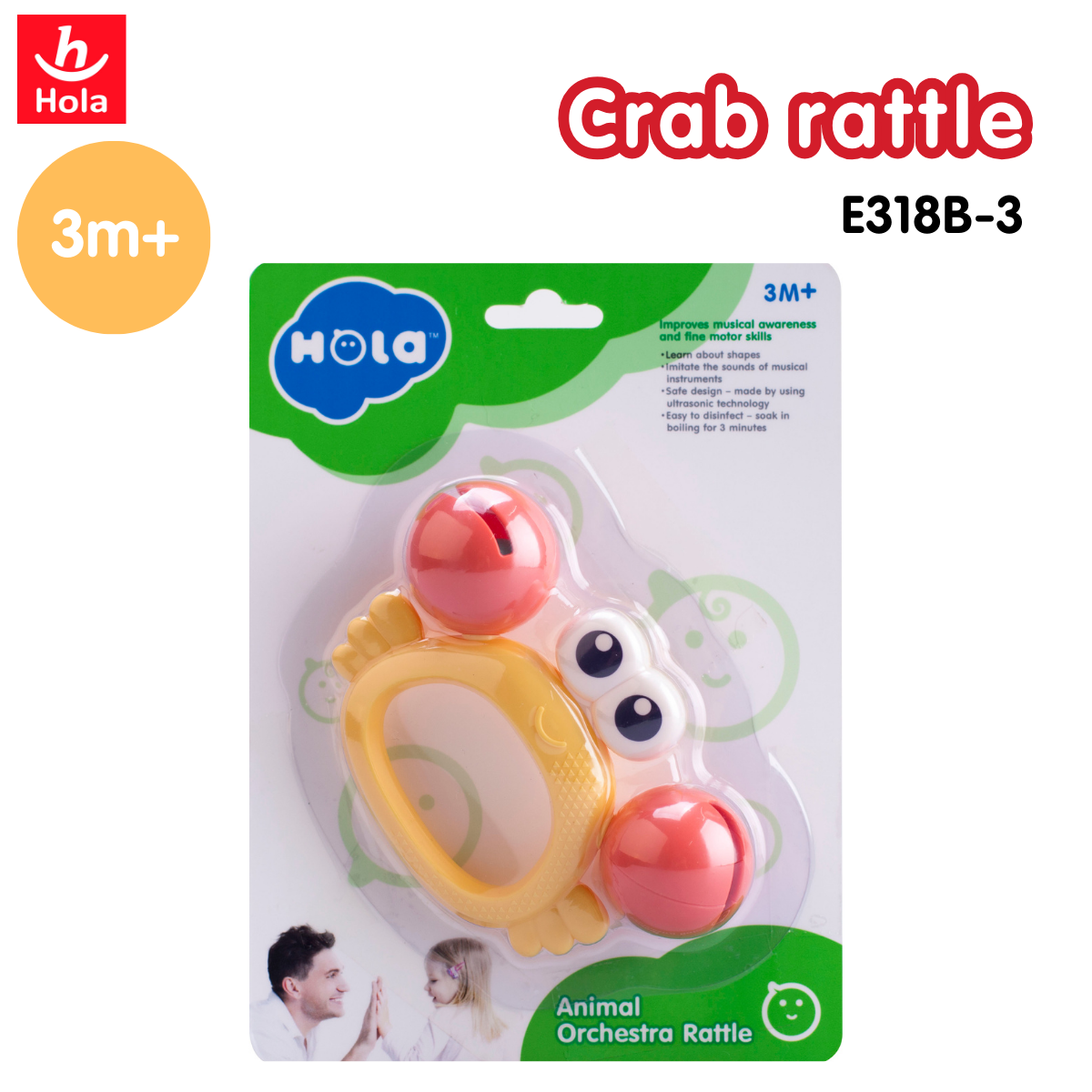Hola Animal Orchestra Rattle