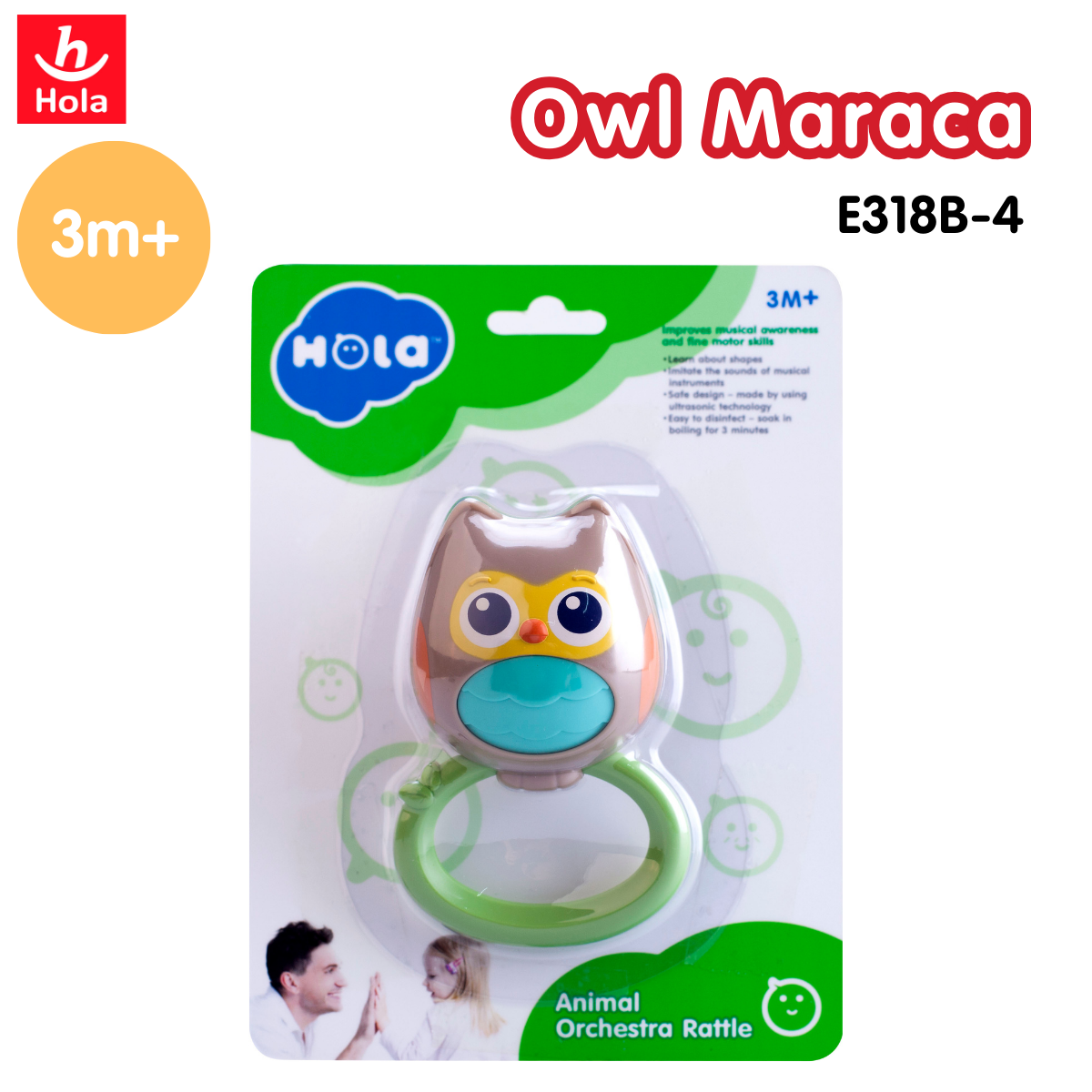 Hola Animal Orchestra Rattle