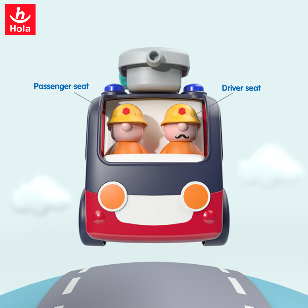 Hola Early Learning Fire Engine (with Removable Accessories)