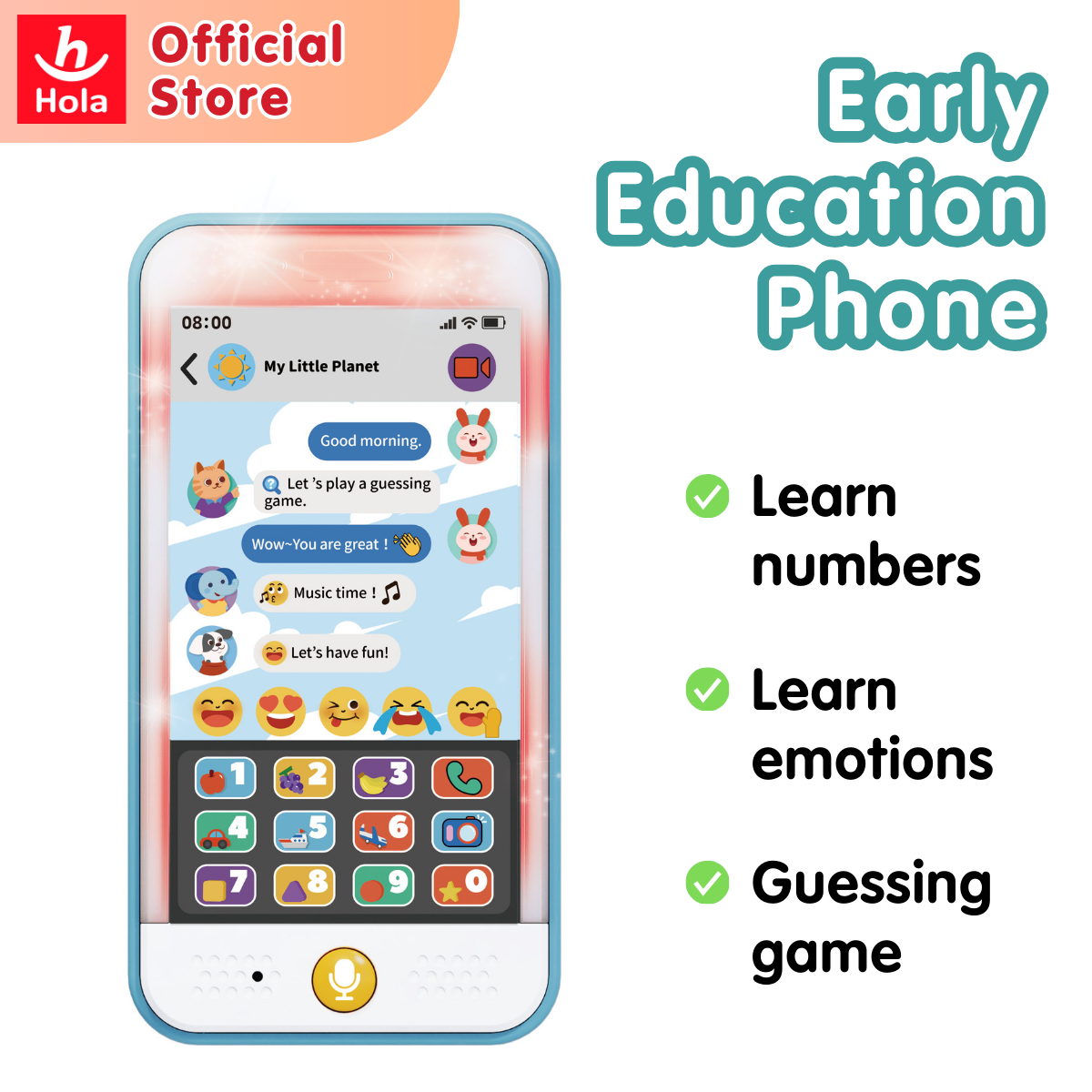 Hola Multifunction Early Education Phone