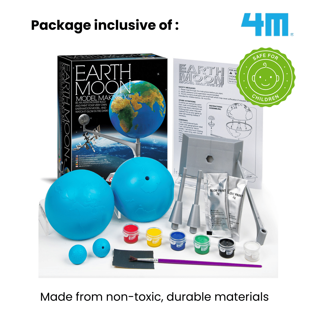 4M KidzLabs / Earth-Moon Model Making Kit