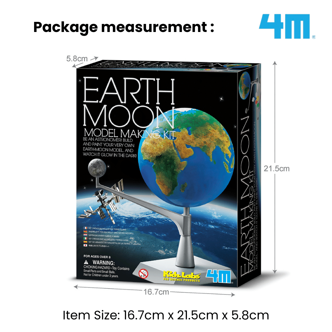 4M KidzLabs / Earth-Moon Model Making Kit