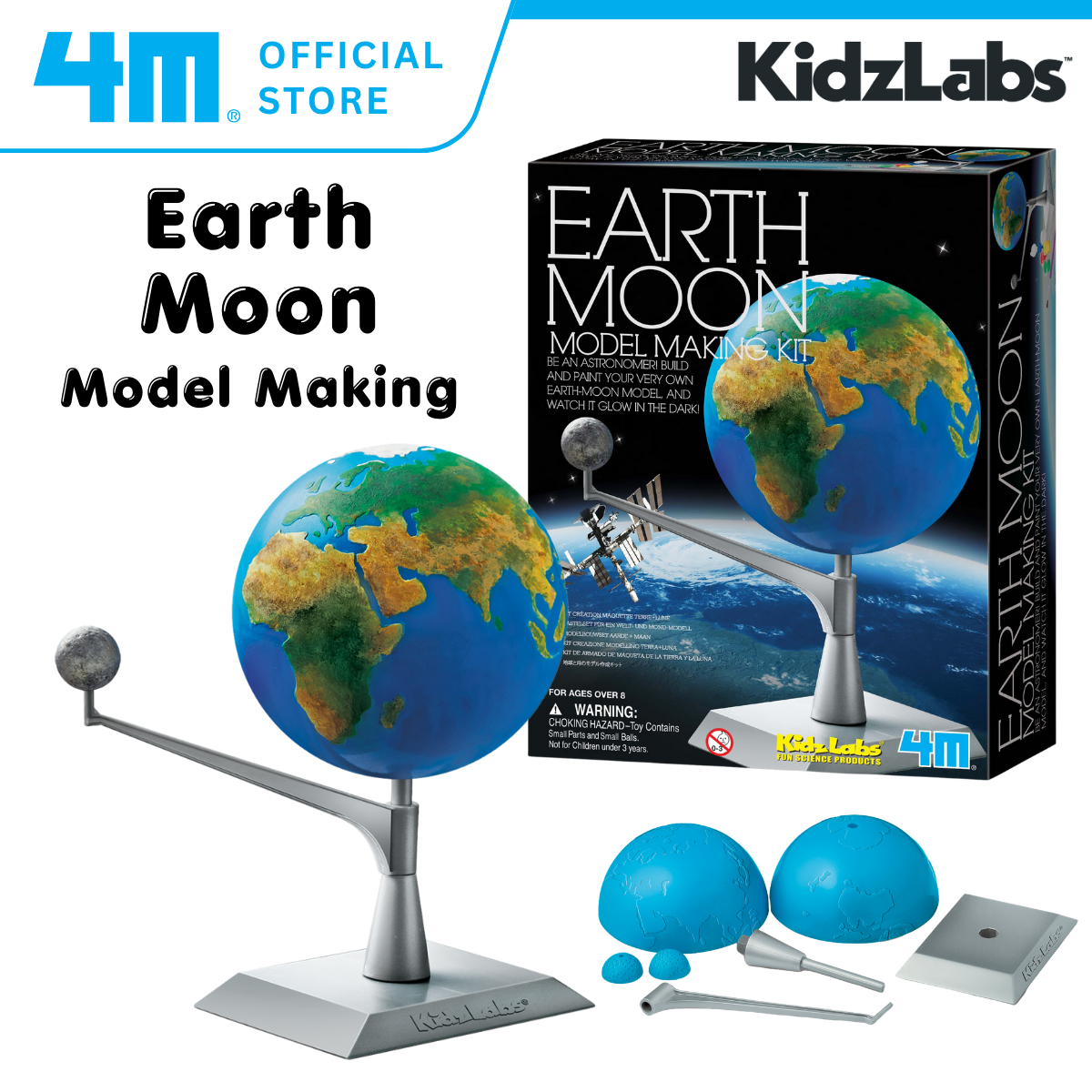 4M KidzLabs / Earth-Moon Model Making Kit