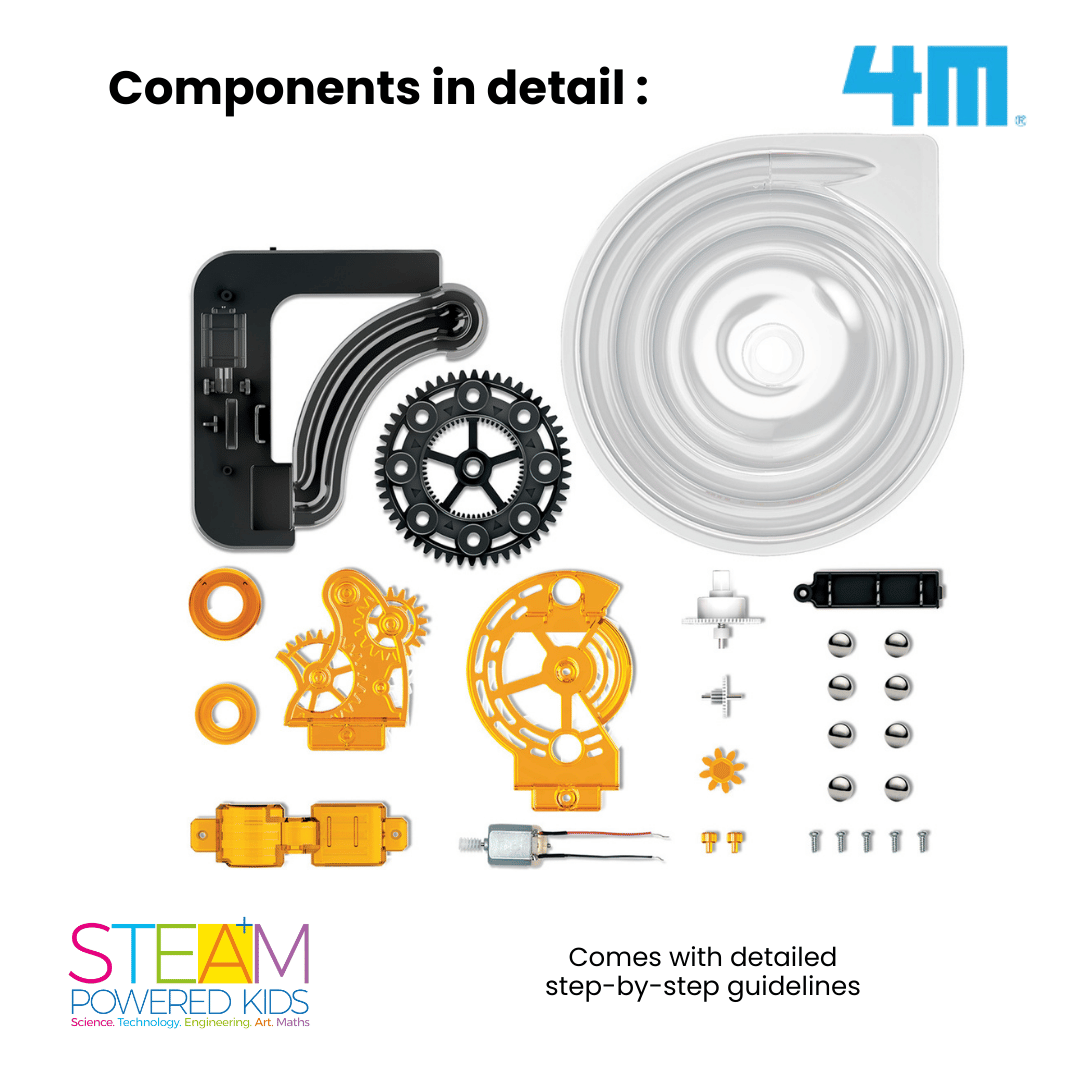 4M Steam Education Toys - KidzLabs / Electric Marble Run