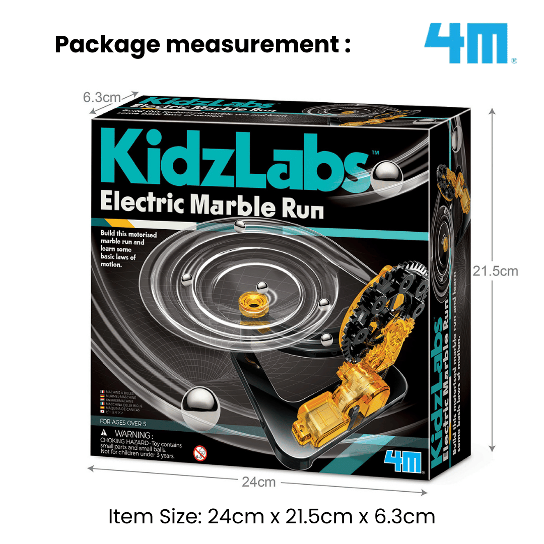 4M Steam Education Toys - KidzLabs / Electric Marble Run