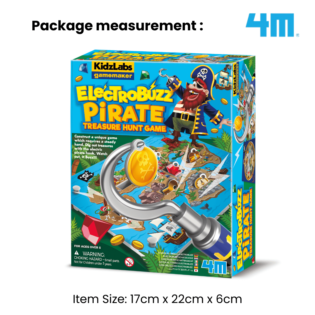 4M KidzLabs Gamemaker / Electrobuzz Pirate Treasure Hunt Game