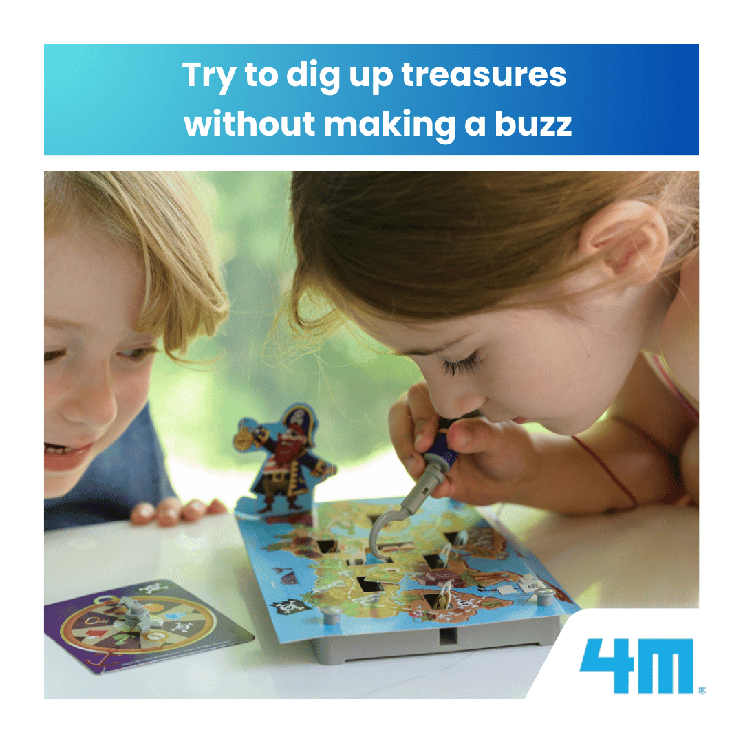 4M KidzLabs Gamemaker / Electrobuzz Pirate Treasure Hunt Game